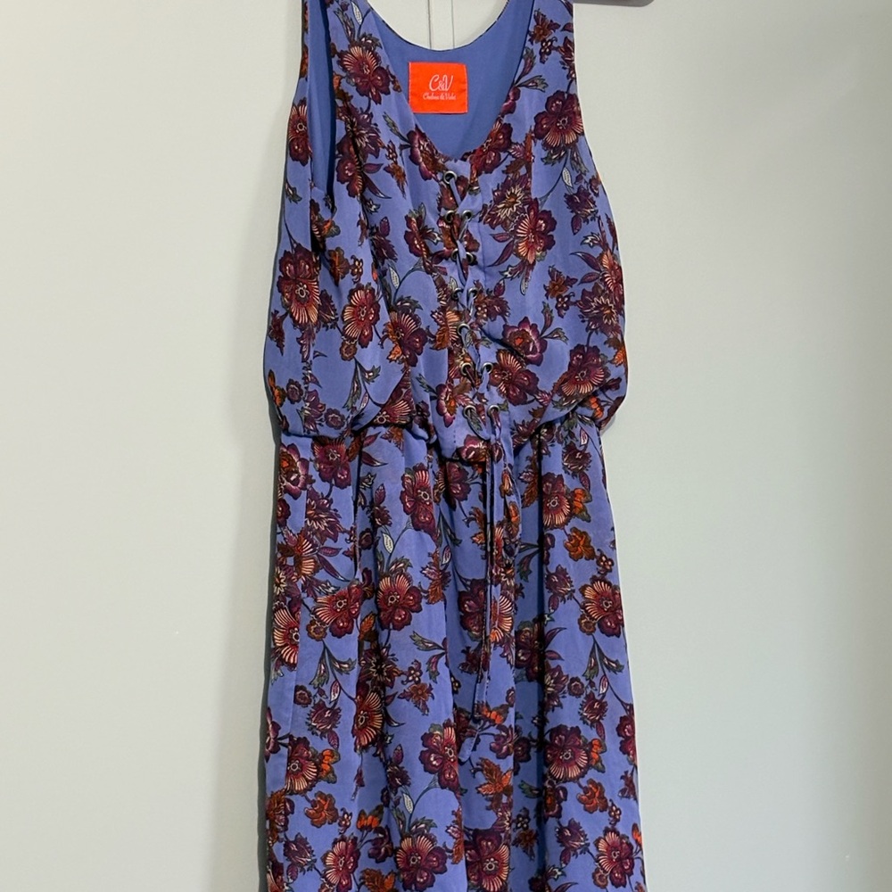 Chelsea & Violet Purple Floral Dress